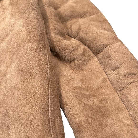 Sawyer of Napa x Saks Fifth Avenue Sherpa Wool Fleece Marlboro Coat Mens 40 - Picture 7 of 13